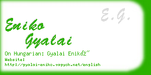 eniko gyalai business card